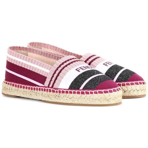 fendi printed jersey espadrilles